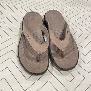 Crocs Brown Thong Sandals